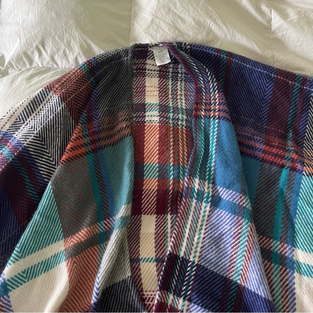 Flannel Poncho